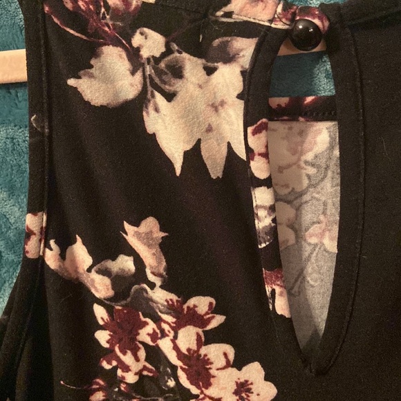 BUNDLE DISCOUNTS! Ladies Large Black Floral Ardene Dress - Picture 9 of 10